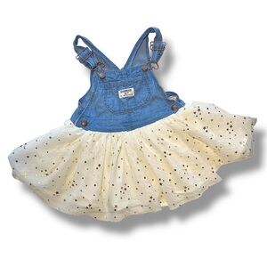 OshKosh B'gosh Denim and Cream Star Skirtall